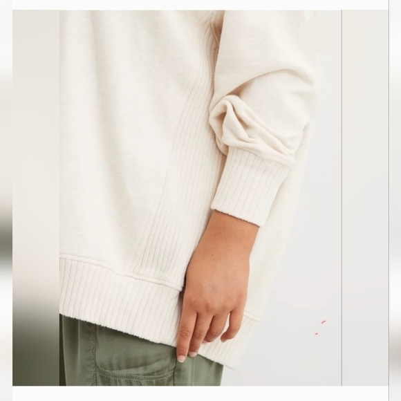 Aerie Down-To-Earth Soft Chic Oversized Sweater Womens Size XS - Picture 13 of 15